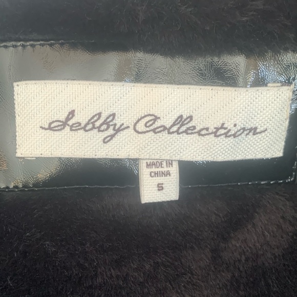 NEW Sebby Collection Faux Leather and Faux Fur Black Moto Jacket Women’s Small - Picture 2 of 6